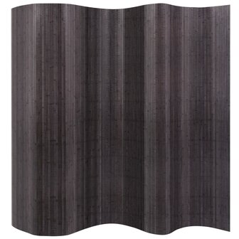 Kamerscherm 250x165 cm bamboe grijs 1