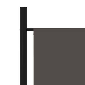Kamerscherm met 6 panelen 300x180 cm antraciet 5