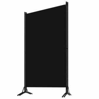 Kamerscherm met 3 panelen 260x180 cm zwart  3