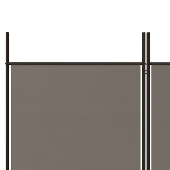  Kamerscherm met 4 panelen 200x220 cm stof antracietkleurig 7