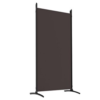Kamerscherm met 5 panelen 433x180 cm stof bruin 6