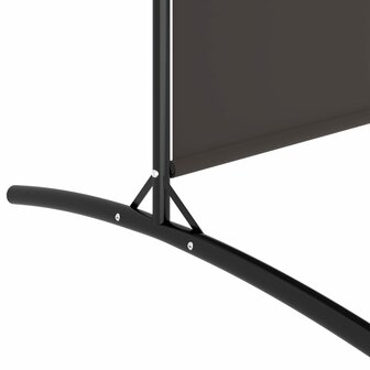 Kamerscherm met 5 panelen 433x180 cm stof bruin 7