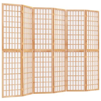 Kamerscherm inklapbaar 6 panelen Japanse stijl 240x170 cm 2