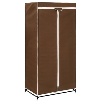 Kledingkasten 2 st 75x50x160 cm bruin 3