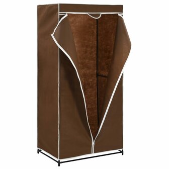 Kledingkasten 2 st 75x50x160 cm bruin 4