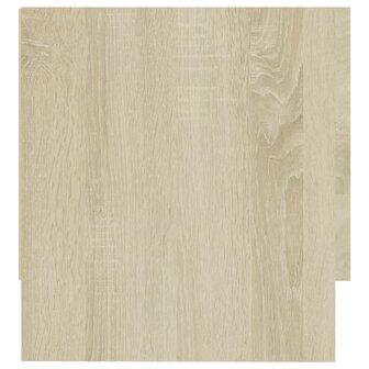 Kledingkast 100x32,5x35 cm bewerkt hout sonoma eikenkleurig 4