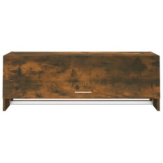 Kledingkast 100x32,5x35 cm bewerkt hout gerookt eikenkleurig 3