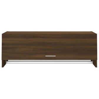 Kledingkast 100x32,5x35 cm bewerkt hout bruin eikenkleur 3