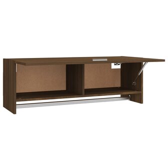 Kledingkast 100x32,5x35 cm bewerkt hout bruin eikenkleur 5