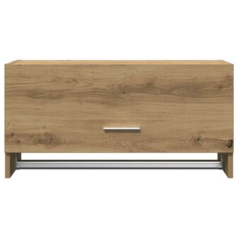 Kledingkast 70x32,5x35 cm bewerkt hout artisanaal eikenkleur 4