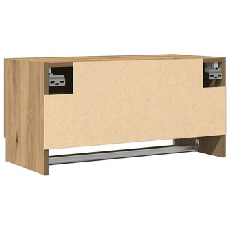 Kledingkast 70x32,5x35 cm bewerkt hout artisanaal eikenkleur 6