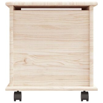 Opbergkist met wielen ALTA 73x39,5x43 cm massief grenenhout 6