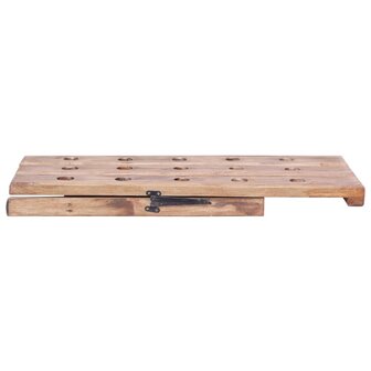 Wijnrek voor 15 flessen 26x50x70 cm massief mahoniehout 6