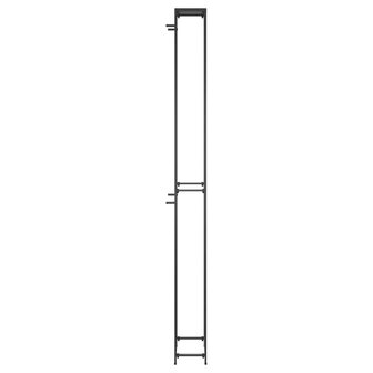 Wijnrek voor 57 flessen 34x18x200 cm smeedijzer zwart 4