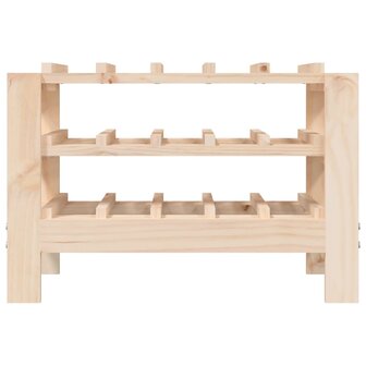 Wijnrek 61,5x30x42 cm massief grenenhout bruin 4