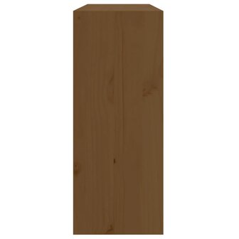 Wijnkast 62x25x62 cm massief grenenhout honingbruin 6
