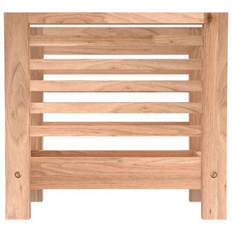 Tijdschriftenrek 40x26,5x38,5 cm massief walnotenhout 3