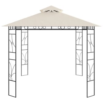 Prieel 160 g/m&sup2; 4x3x2,7 m cr&egrave;mekleurig 3