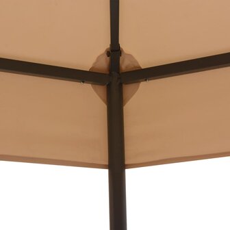 Tuinprieel 323x265 cm hexagonaal beige 3
