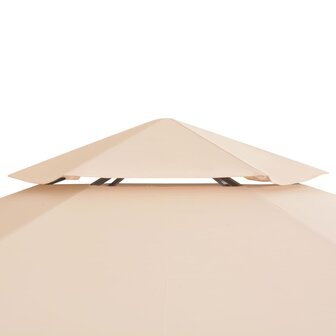 Tuinprieel 323x265 cm hexagonaal beige 5