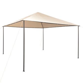 Prieel 4x4 m staal beige   1