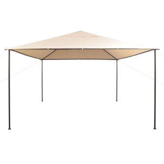 Prieel 4x4 m staal beige   2