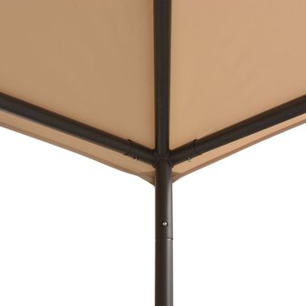 Prieel 4x4 m staal beige   3