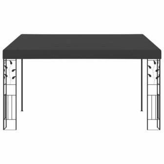 Wandprieel 4x3x2,5 m antraciet 2