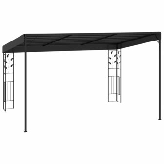 Wandprieel 4x3x2,5 m antraciet 3