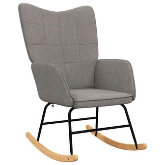 Schommelstoel stof taupe 2