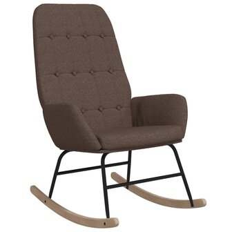 Schommelstoel stof taupe 2