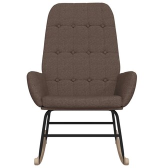 Schommelstoel stof taupe 3