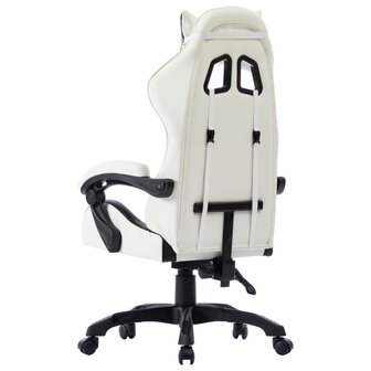 Racestoel kunstleer zwart 5