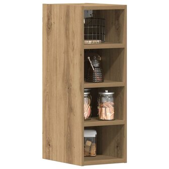 Hangkast 20x29,5x60 cm bewerkt hout artisanaal eikenkleur 1