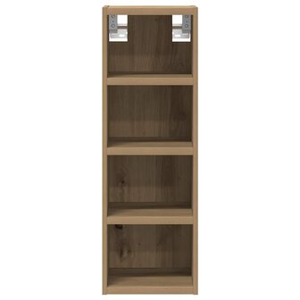 Hangkast 20x29,5x60 cm bewerkt hout artisanaal eikenkleur 4