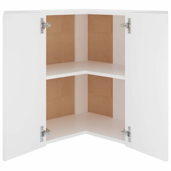 Hanghoekkast 57x57x60 cm bewerkt hout wit 5