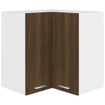 Hanghoekkast 57x57x60 cm bewerkt hout bruin eikenkleur 2