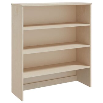 Opzetkast HAMAR 90x30x100 cm massief grenenhout honingbruin 2
