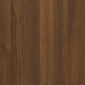 Ladekast met wieltjes bewerkt hout bruineiken 8