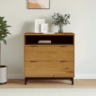 Ladekast FLAM 80x40x80 cm massief grenenhout 1