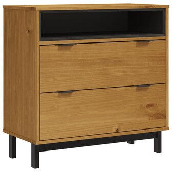 Ladekast FLAM 80x40x80 cm massief grenenhout 2