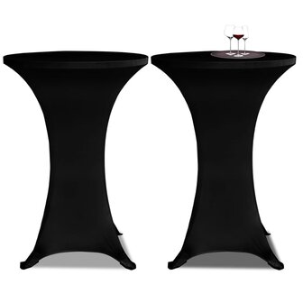 Statafelhoes Stretch &Oslash;60cm Zwart (2 stuks) 1