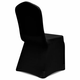 Stoelhoezen stretch 30 st zwart 5