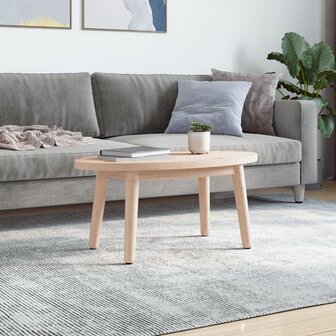 Tafelblad ovaal 70x35x2,5 cm massief grenenhout 2