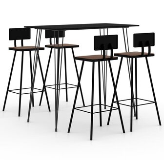 5-delige Barset zwart 1