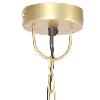 Hanglamp industrieel rond 25 W E27 42 cm messingkleurig 6