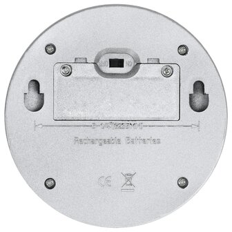 LED-wandlampen solar rond zilver 12 st 7