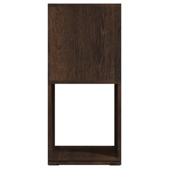 Draaikast 34,5x34,5x75,5 cm spaanplaat gerookt eiken 4