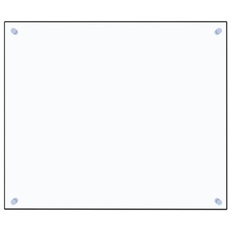 Spatscherm keuken 70x60 cm gehard glas transparant 2