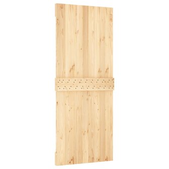 Schuifdeur met beslag 85x210 cm massief grenenhout 5